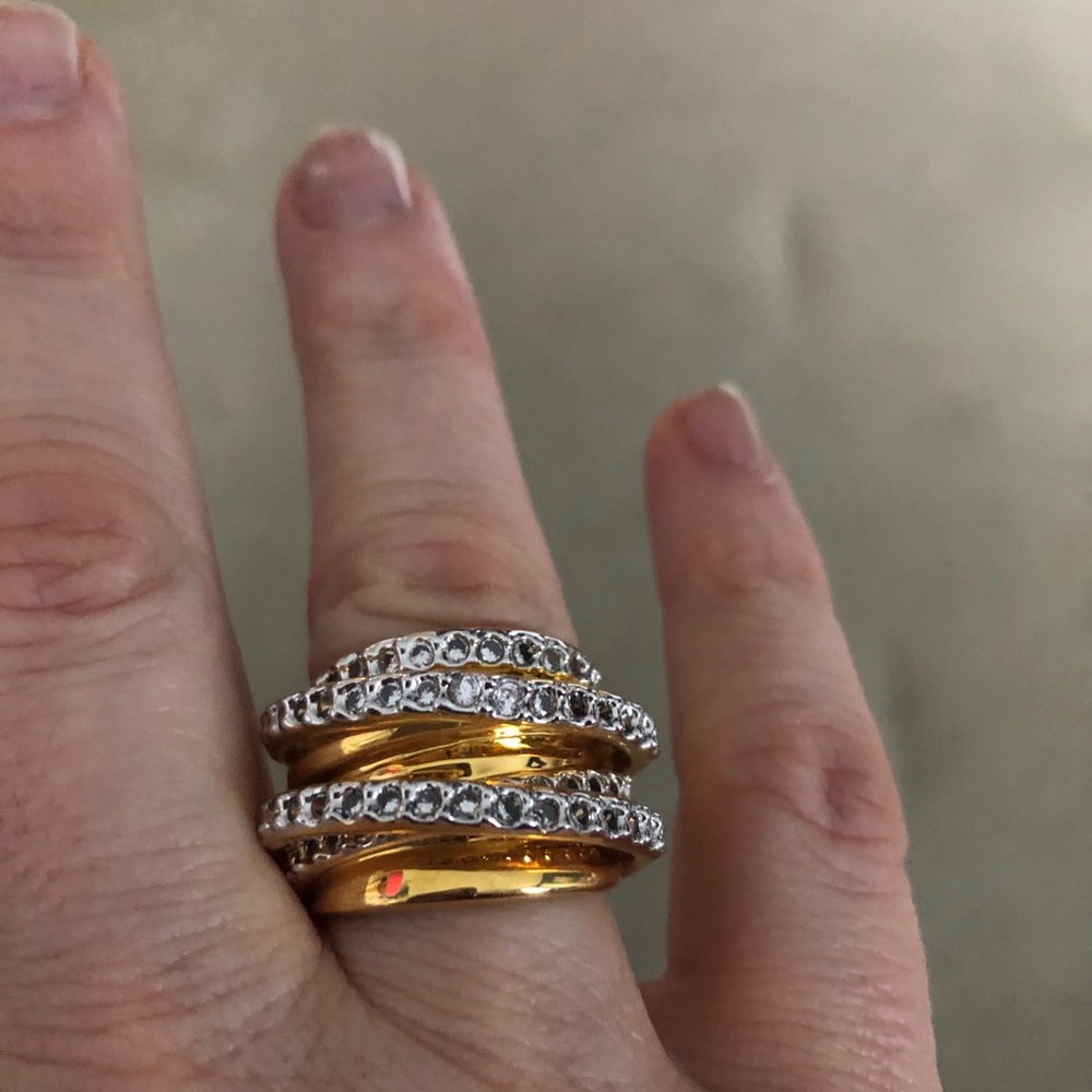 Gold plated ring